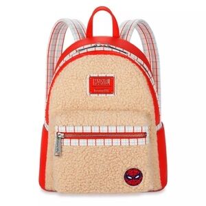 Spider-Man Faux Fur Loungefly Mini Backpack